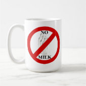Geen melk koffiemok (Links)