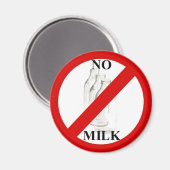 Geen melk magneet (Voorkant / Achterkant)