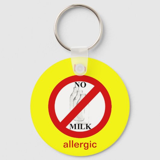 Geen melk sleutelhanger (Voorkant)