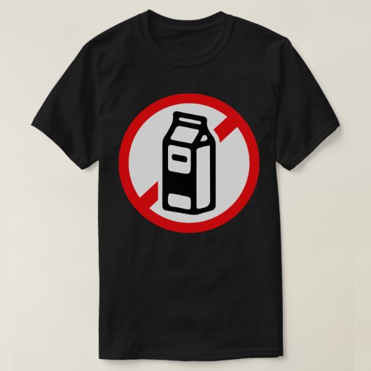 Geen melk t-shirt (Design voorkant)
