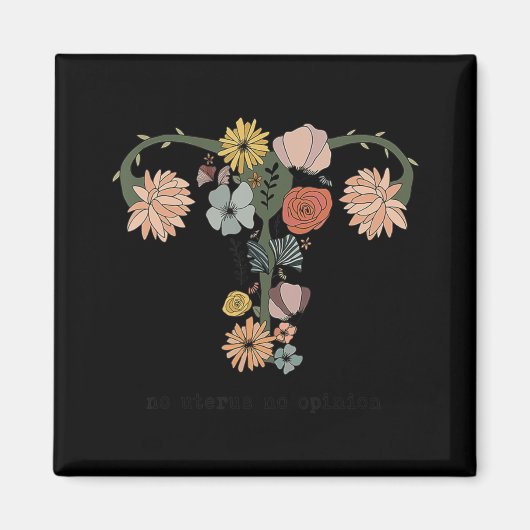 Geen mening feministe Pro Choice Women's R Magneet (Voorkant)