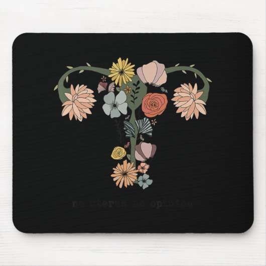 Geen mening feministe Pro Choice Women's R Muismat (Voorkant)