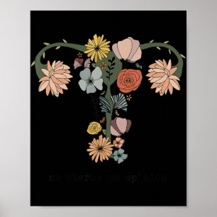 Geen mening feministe Pro Choice Women's R Poster