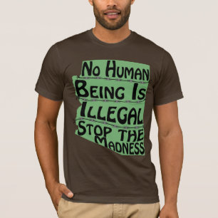 Geen mens is illegaal T-shirt