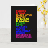 GEEN MENS IS ILLEGALE LGBT Pride Month LGBTQ Rainb Kaart (Gele Bloem)