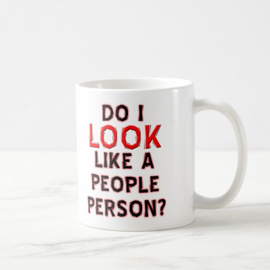 Geen Mensenmens Fun Mug Koffiemok (Rechts)