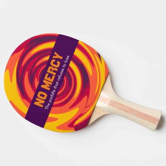 Geen Mercy Ping Pong Paddle Tafeltennisbatje (Zijkant)