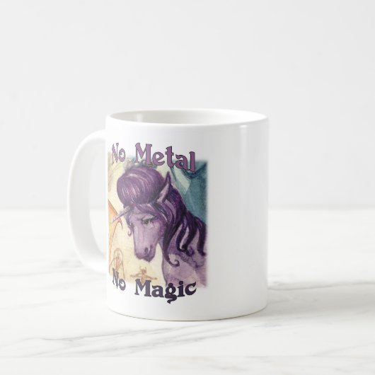 Geen metaal Geen Magisch - Stijlvolle Mok (Voorkant links)