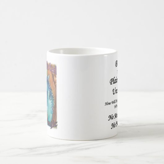 Geen metaal Magisch - Blauwe Mok (Center)