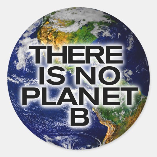 Geen milieuvriendelijke Stickers van Planet B (Voorkant)