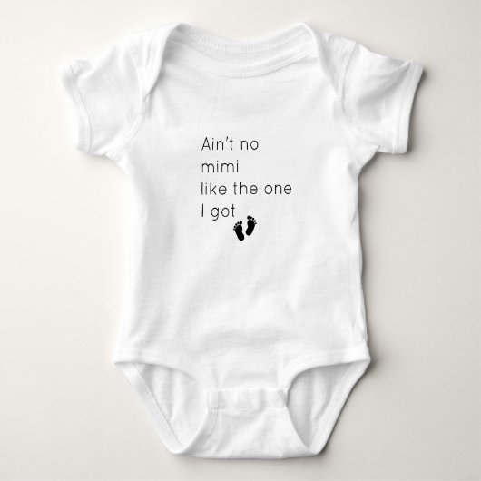 Geen mimi zoals die van Mimi Gift Baby Romper (Voorkant)
