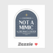 Geen Mimic Funny D&D Sticker (Vel)