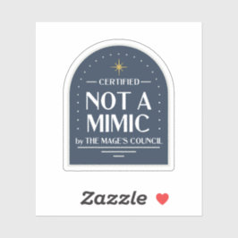 Geen Mimic Funny D&D Sticker