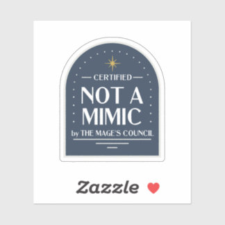 Geen Mimic Funny D&D Sticker