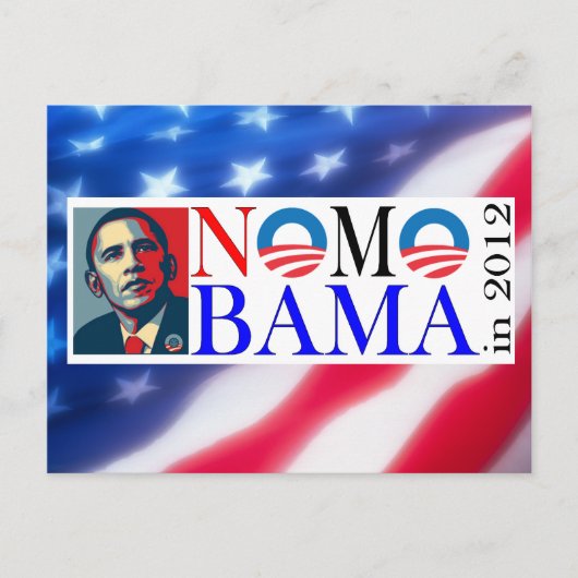 Geen Mo Bama in Briefkaart 2012 (Voorkant)