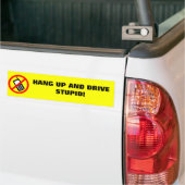 Geen mobiele telefoon bumpersticker (Op Truck)