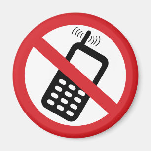 Geen mobiele telefoons magneet