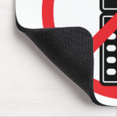 Geen mobiele telefoons muismat (Hoek)