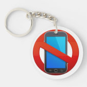 GEEN MOBIELE TELEFOONS SLEUTELHANGER - SRF (Voorkant)