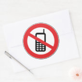 Geen mobiele telefoons toegestaan Stickers (Envelop)
