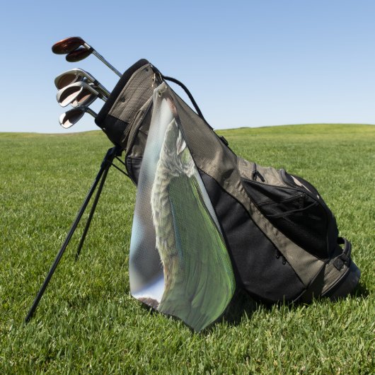 Geen Mock Hedge-hog meer Golfhanddoek (Groen)