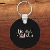 Geen Modder Geen Lotusbloem Sleutelhanger (Voorkant)