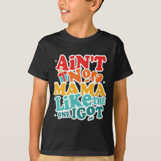 Geen moeder zoals die ik kreeg grappige familiereü t-shirt