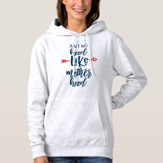 Geen moederschap hoodie (Voorkant)