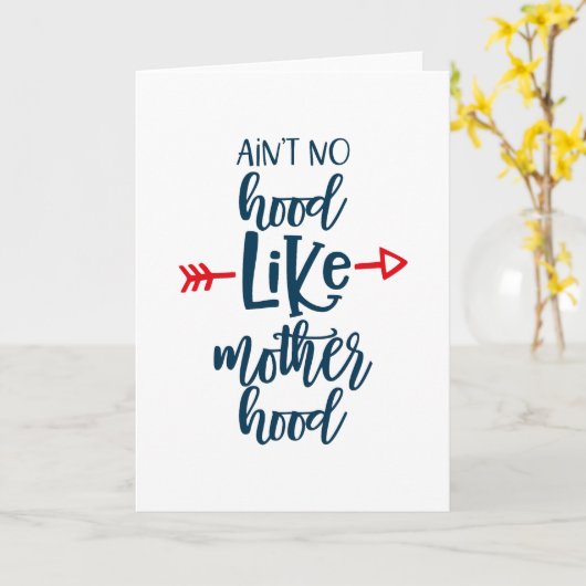 Geen moederschap kaart (Gele Bloem)