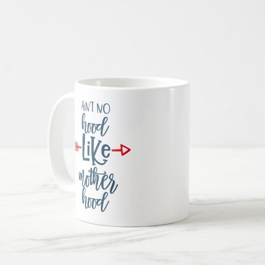 Geen moederschap koffiemok (Voorkant links)