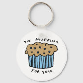 Geen moffins voor uw Sleutelhanger (Voorkant)