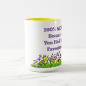 Geen Mok Favorieten Geel 15 oz Combo (Midden)