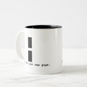 Geen Mok van een pijp (Voorkant links)