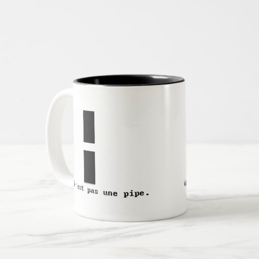 Geen Mok van een pijp (Voorkant links)