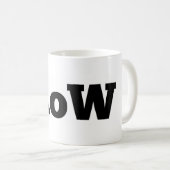 Geen mok Wax/AoW-logo koffie (Voorkant rechts)