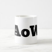 Geen mok Wax/AoW-logo koffie (Center)