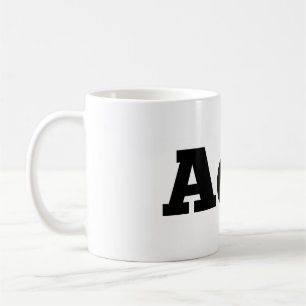 Geen mok Wax/AoW-logo koffie