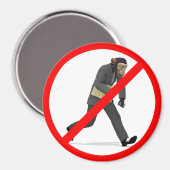 Geen Monkey Business Magneet (Voorkant / Achterkant)