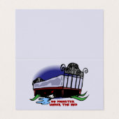 Geen monster onder de Bed Classroom Exchange-kaart Visitekaartje (Buitenkant ongevouwen)