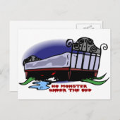 Geen monster onder het Bed Briefkaart (Voorkant / Achterkant)