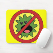 Geen Monsters ondertekenen Muismat (Met muis)