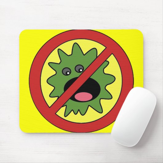 Geen Monsters ondertekenen Muismat (Met muis)