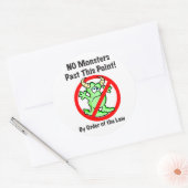"Geen monsters!" Stickers (Envelop)
