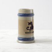 GEEN MORENDE PERSOON CAT BEER STEIN BIERPUL (Center)