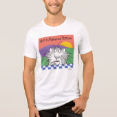 GEEN MORGEN PERSOON DOOR Sandra Boynton Tri-Blend Shirt (Voorkant)