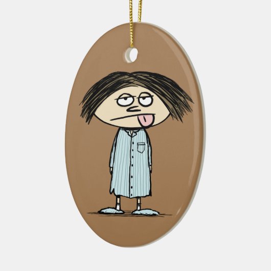 Geen Morning Person | Funny Humorisy Keramisch Ornament (Links)