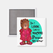 Geen Morning Person Magneet (Voorkant / Achterkant)