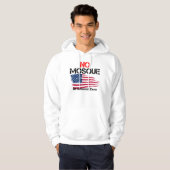 Geen moskee bij grondnul hoodie (Voorkant volledig)