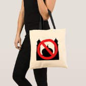 Geen moskee Geen tekst Tote Bag (Voorkant (product))