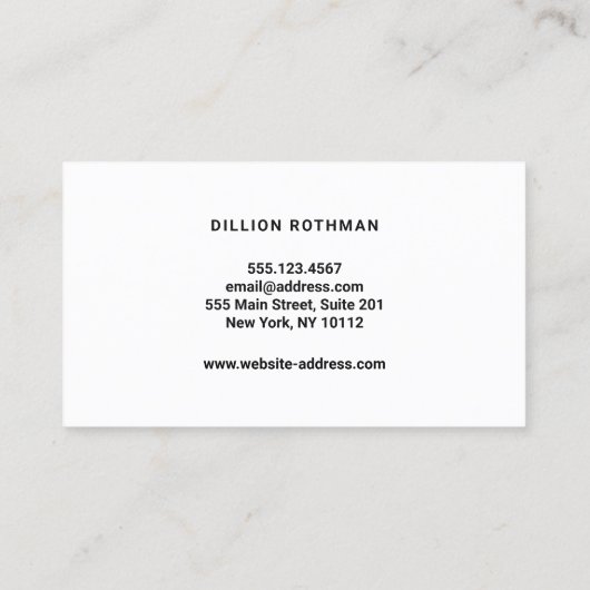 Geen Mosquito ongediertebestrijding pictogram Visitekaartje (Achterkant)